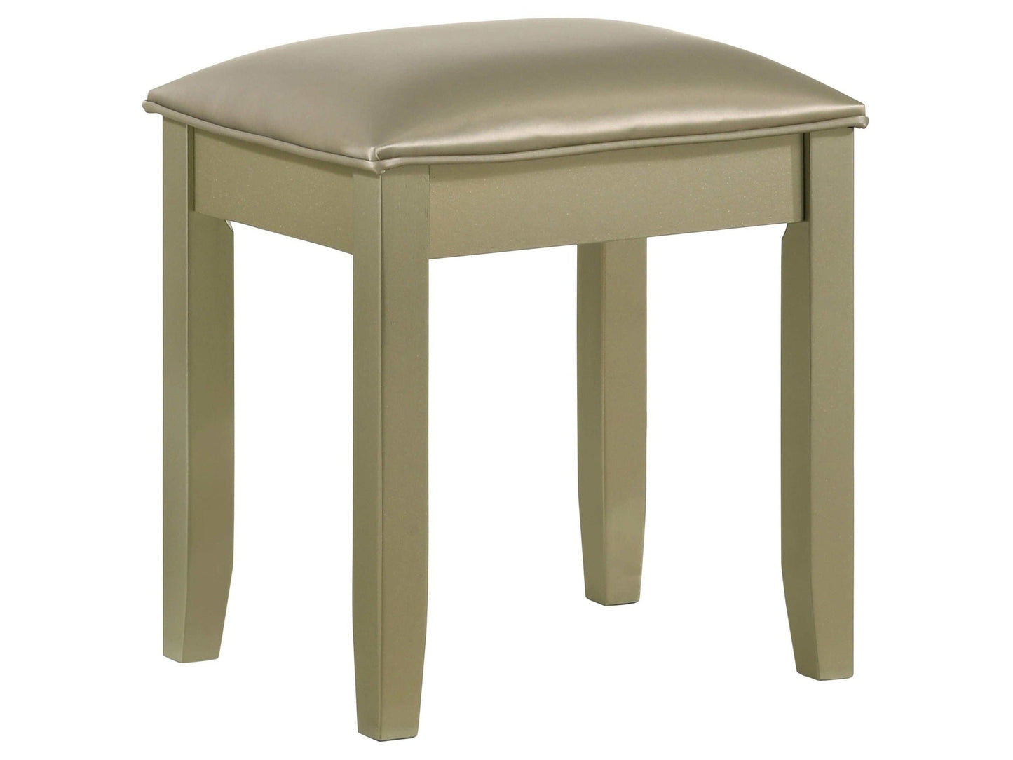 Beaumont Champagne Vanity Stool