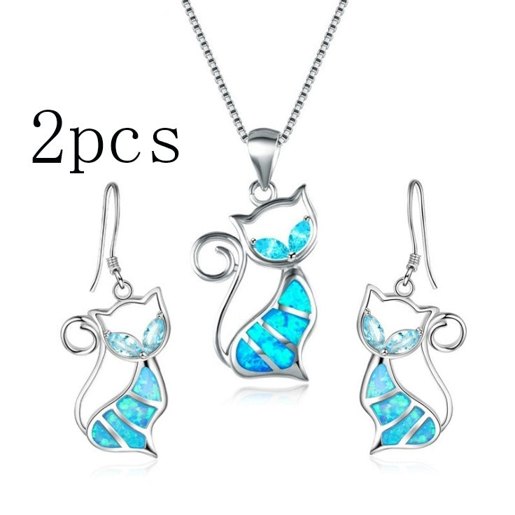 Aobo Cat Pendant Necklace