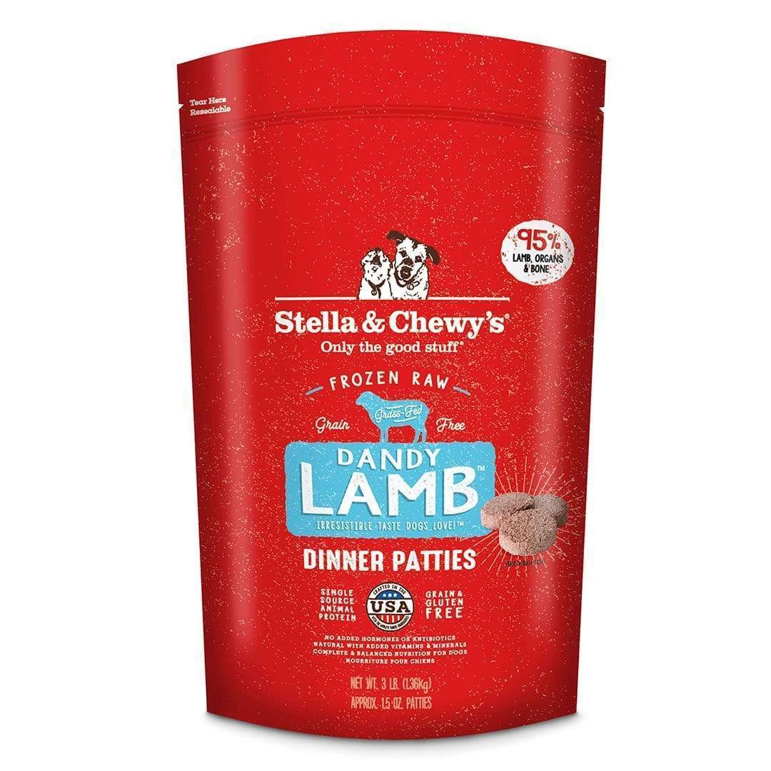 Stella & Chewy's Raw Frozen Dandy Lamb Dinner Patties for Dogs