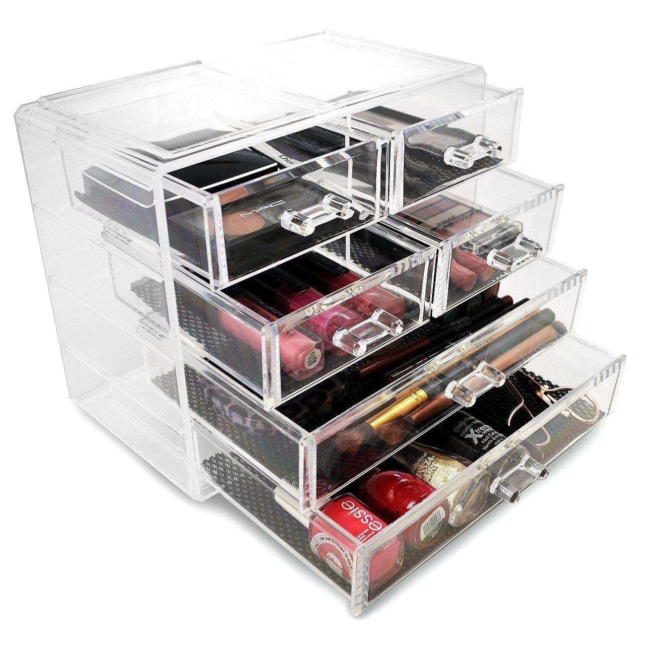 Small Makeup Organizer - (2 large / 4 small drawers)