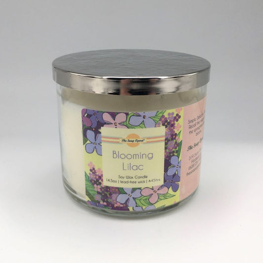 The Soap Opera Soy Wax Candle 14oz 411g - Blooming Lilac