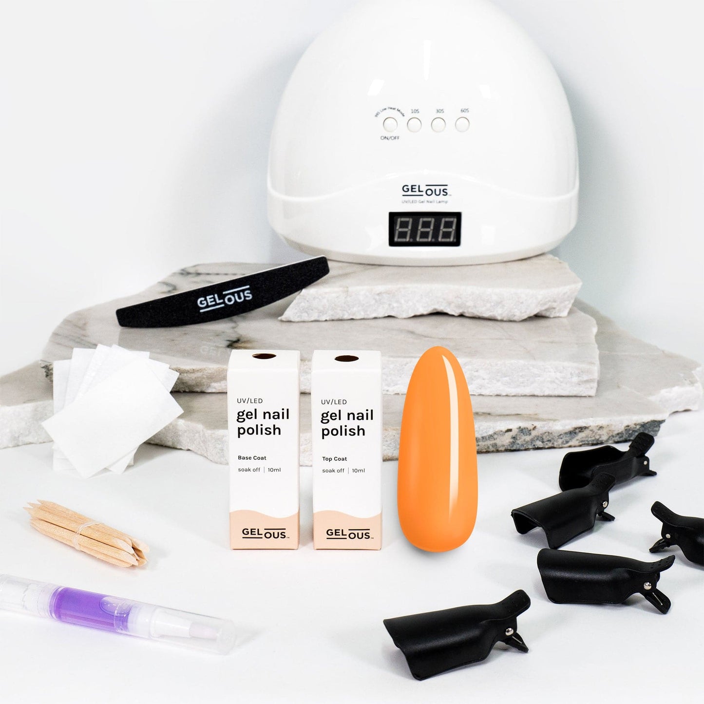 Gelous gel nail polish Bahama Mama Starter Pack - photographed in New Zealand