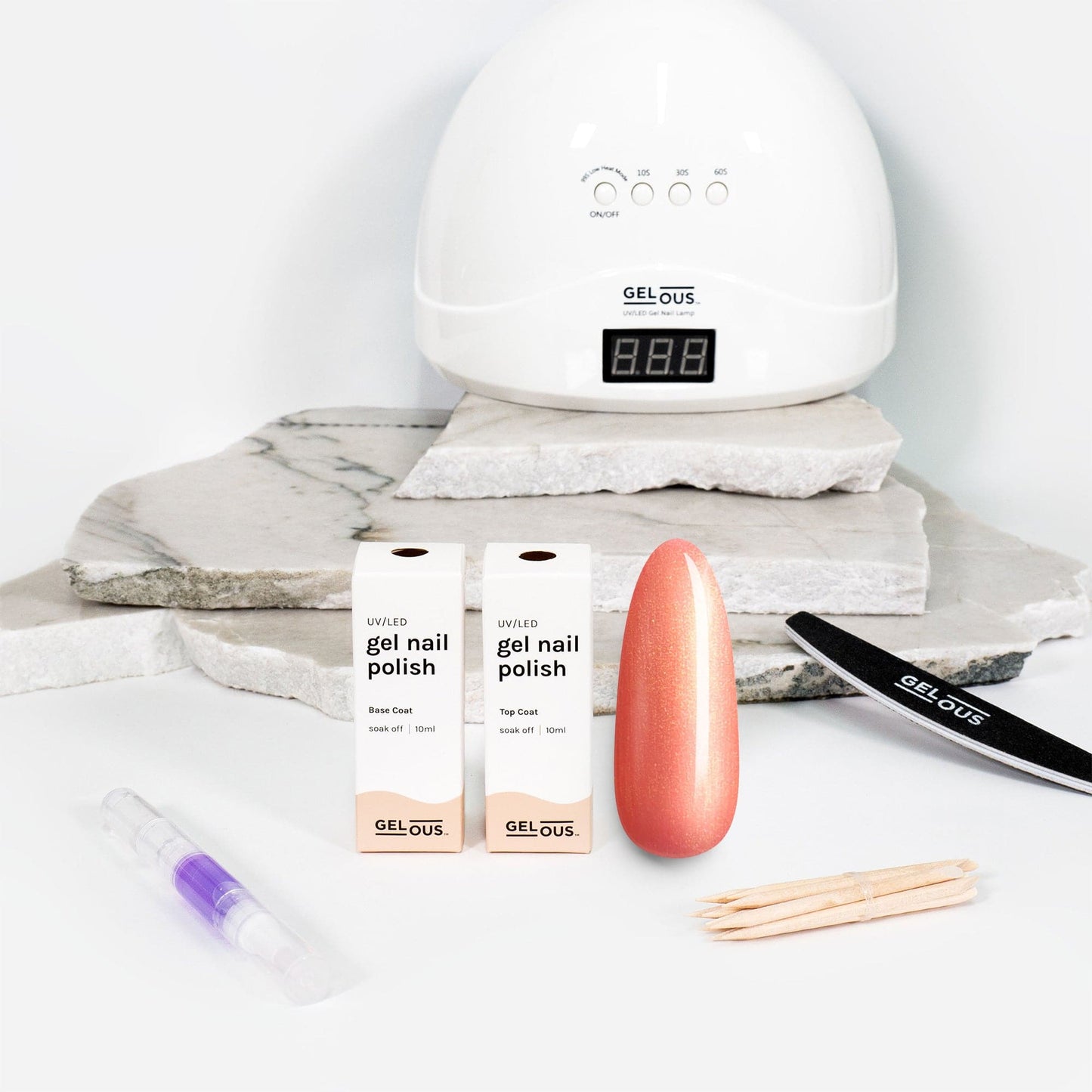 Gelous gel nail polish Solar Flare Essentials Pack - photographed in New Zealand