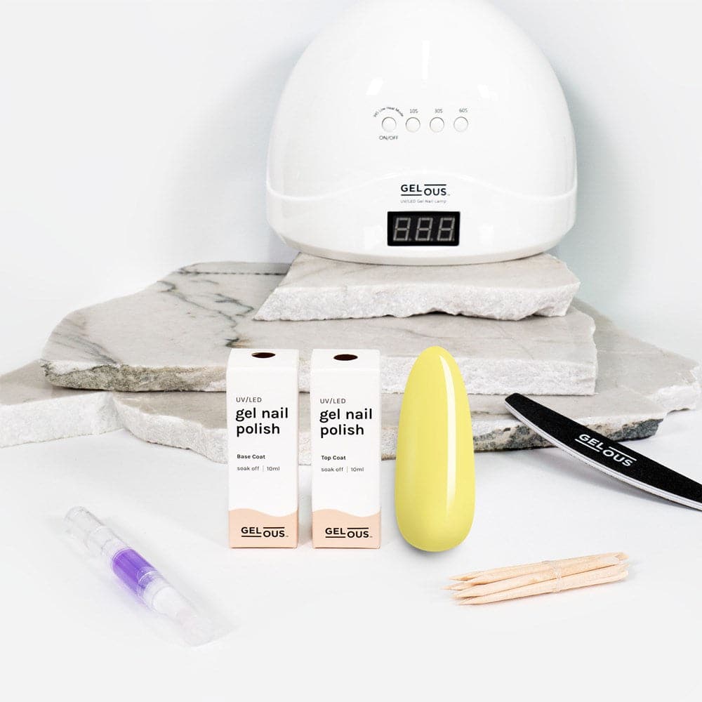 Gelous gel nail polish Sunflower Essentials Pack - photographed in New Zealand