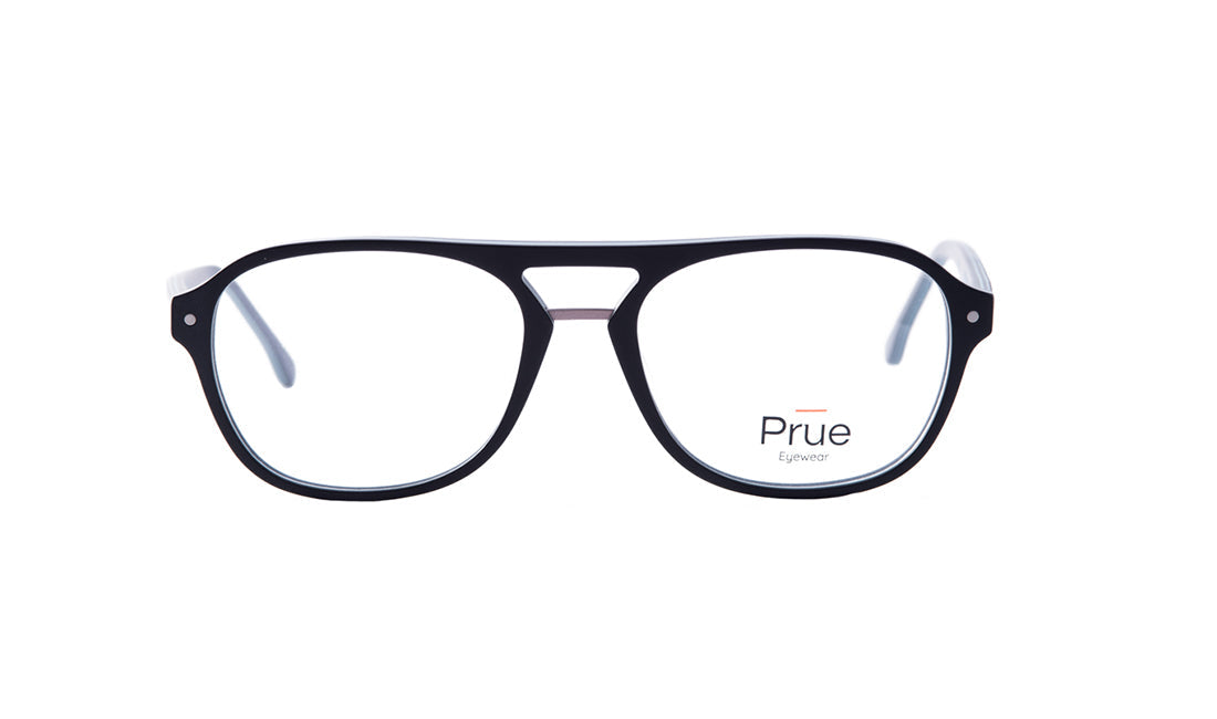 Frames Theodore Aviator, Black, Blue, Frames, Medium, Mens, Plastic, Prescription, Prue