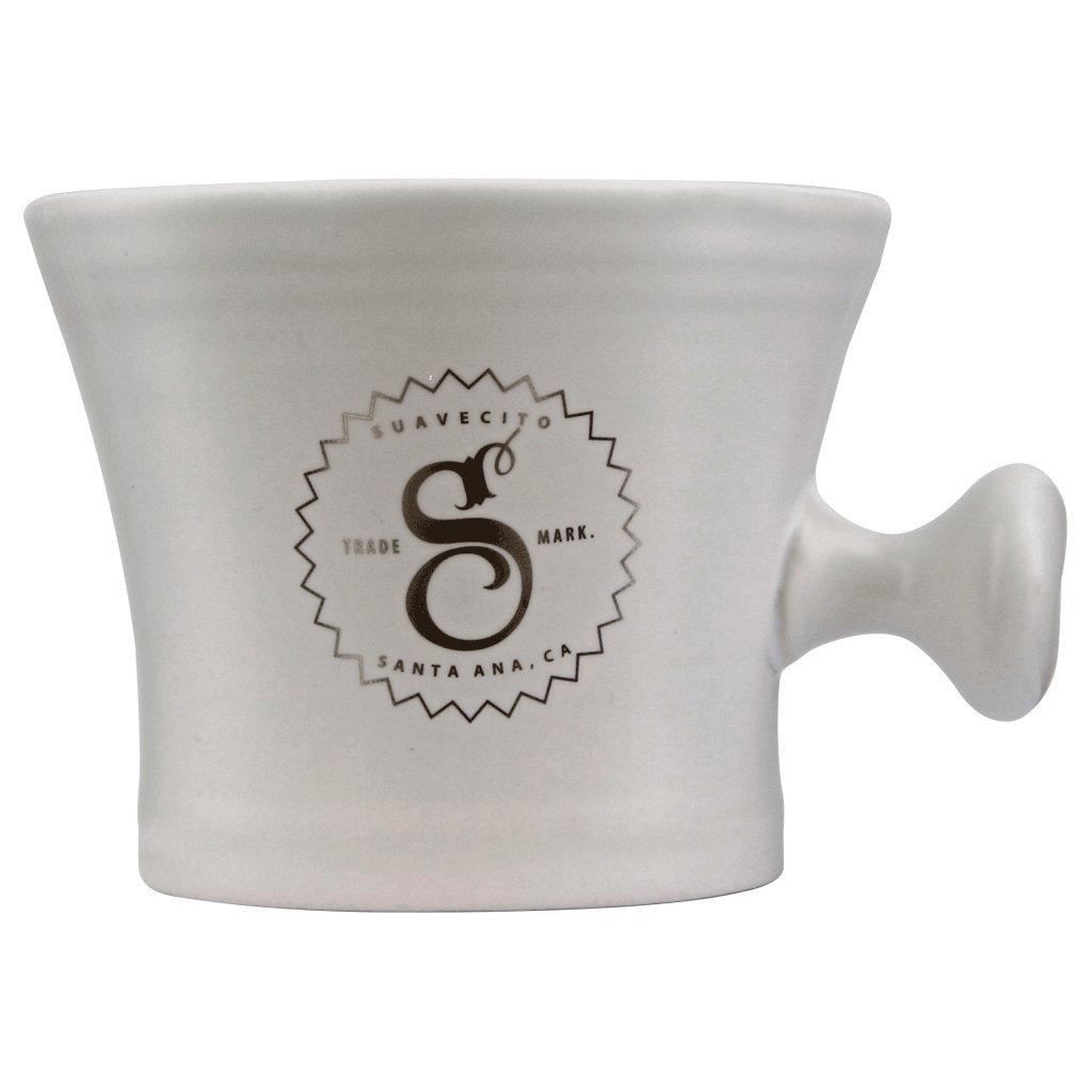Suavecito White Shaving Mug