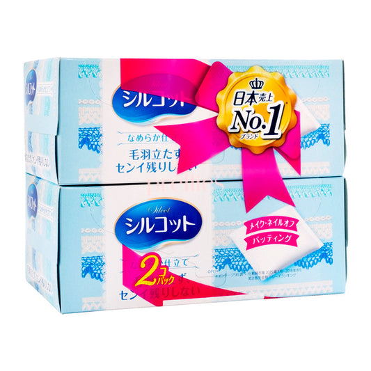 Unicharm Silcot Velvety Touch Cotton 82pcs x2pcs boxes