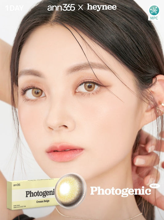 Ann365 Photogenic Cream Beige One Day Contact Lenses 10 Pack