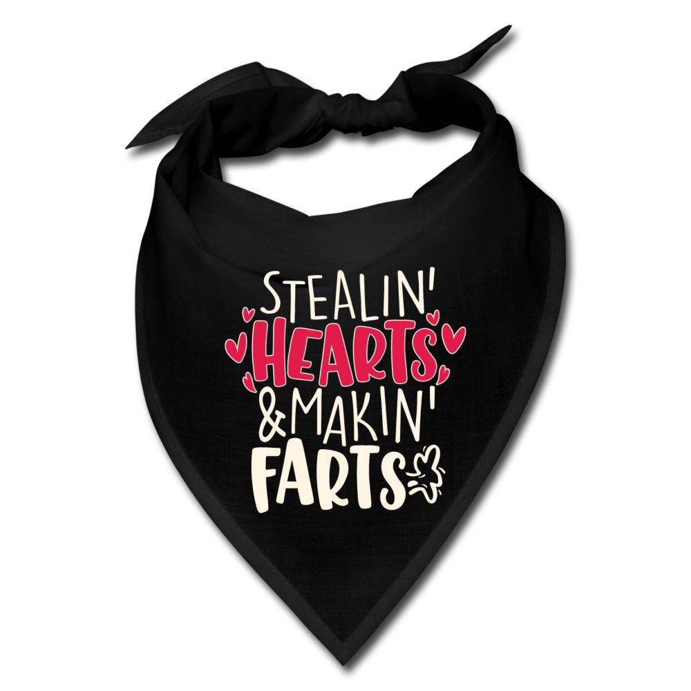 Stealin' Hearts and Makin' Farts - Dog Bandana