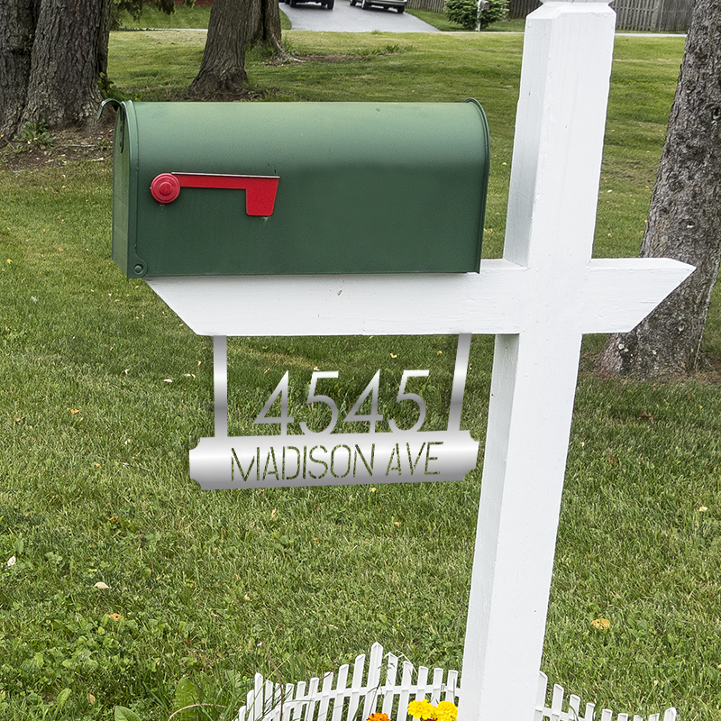 Slate Mailbox Sign