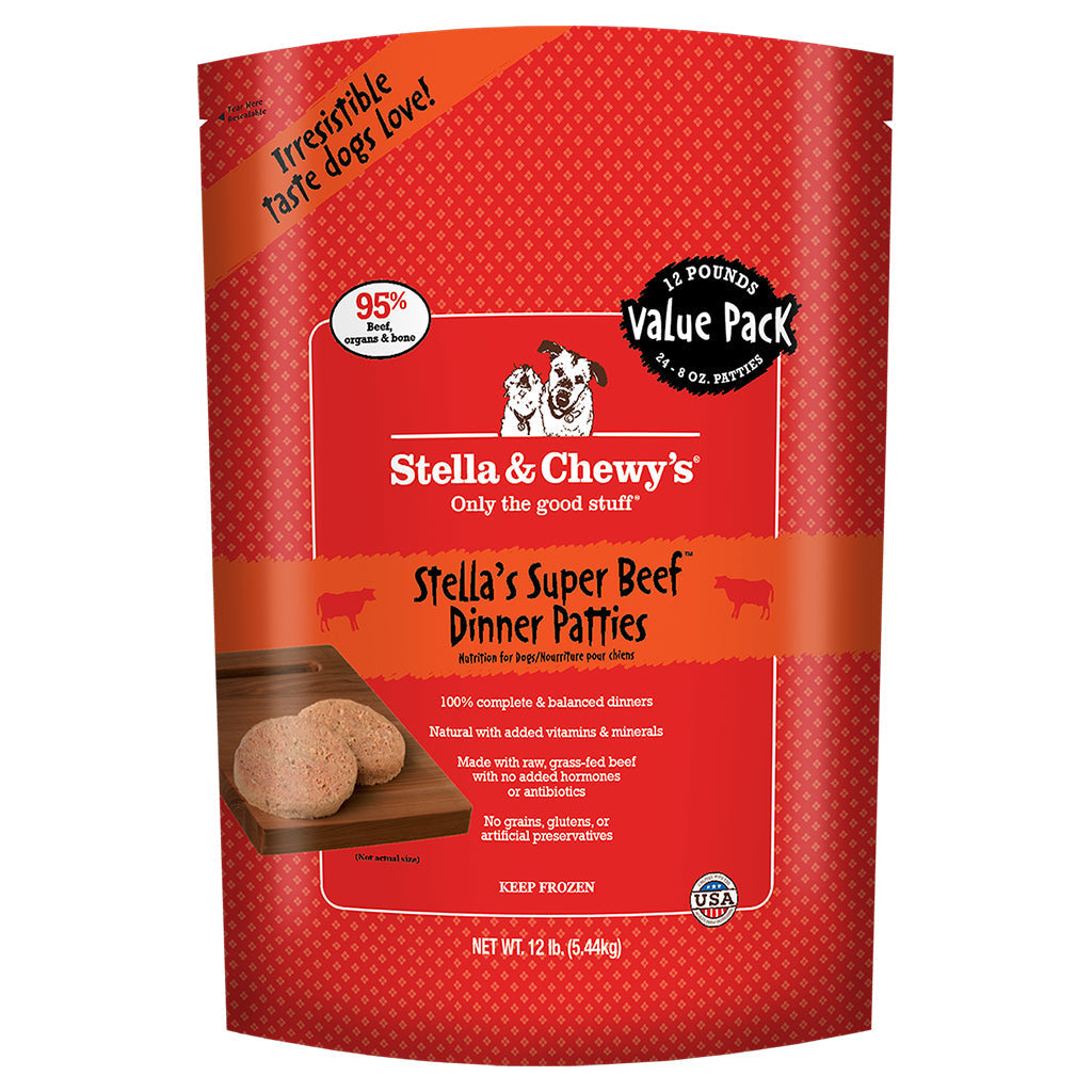 Stella and Chewys Frozen Dinner Patties for Dogs
