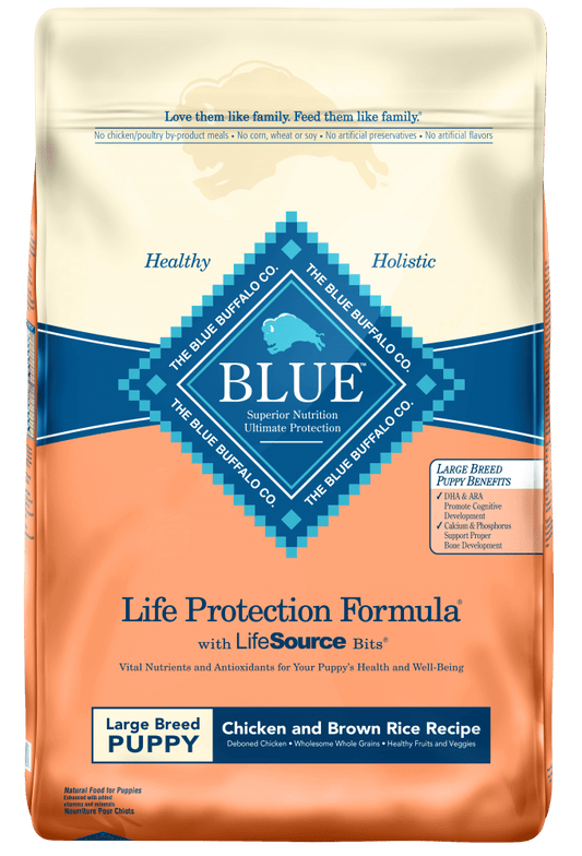 Blue Buffalo Life Protection Natural Chicken & Brown Rice Recipe Large Breed Puppy Dry Dog Food