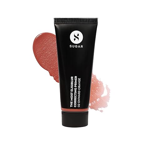 Sugar Cosmetics The Most Eligiblur Correcting Primer Onward Orange (Orange) - 30 gms