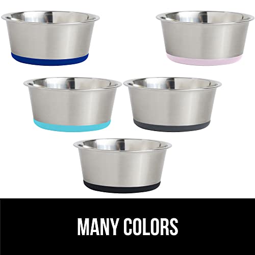 Stainless Steel Metal Dog Bowl Set of 2