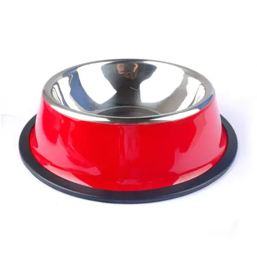 Stainless Steel Bowls Red S