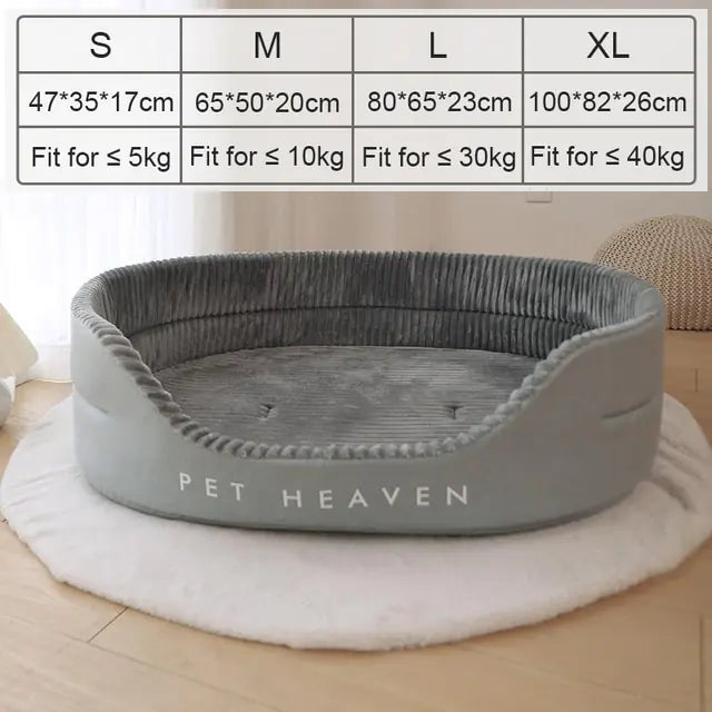 Soft Padded Dog Bed Grey Bed XL