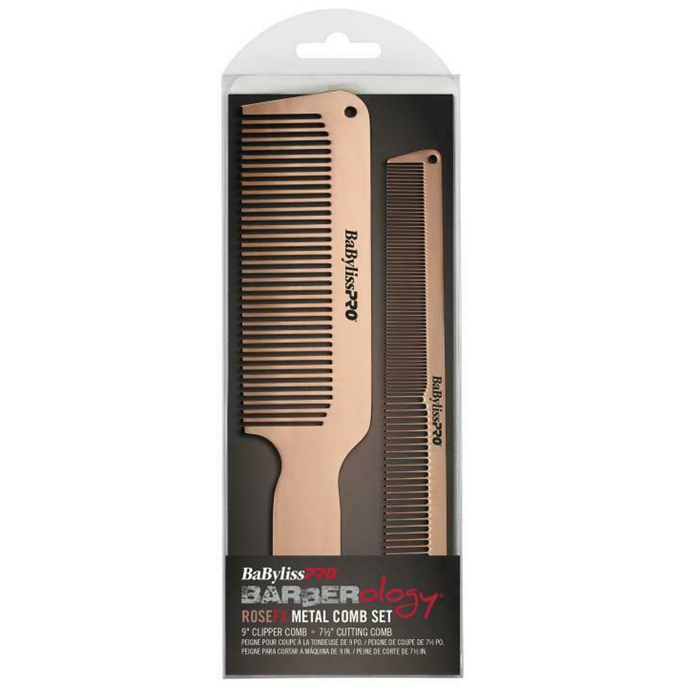 BabylissPro Barberology RoseFX Metal Comb Set