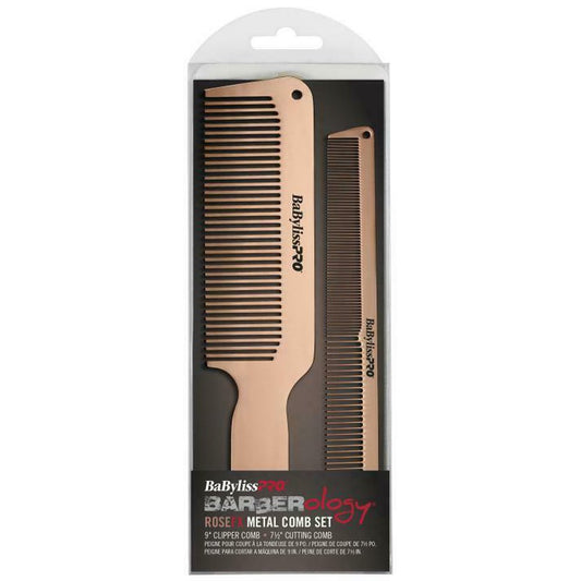 BabylissPro Barberology RoseFX Metal Comb Set