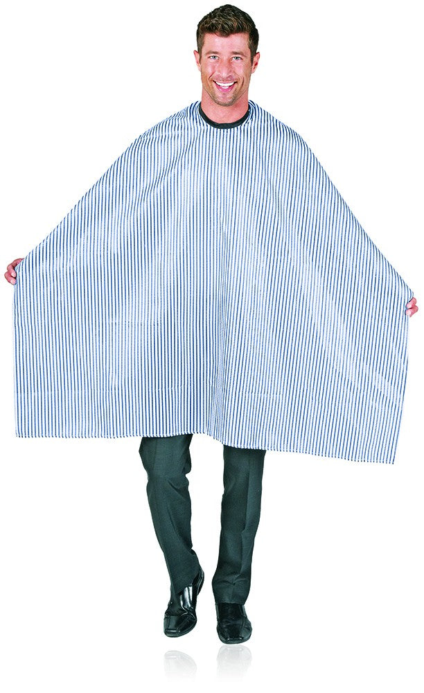 Betty Dain Seersucker Barber Cape White 60"