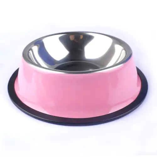 Stainless Steel Bowls Pink XS