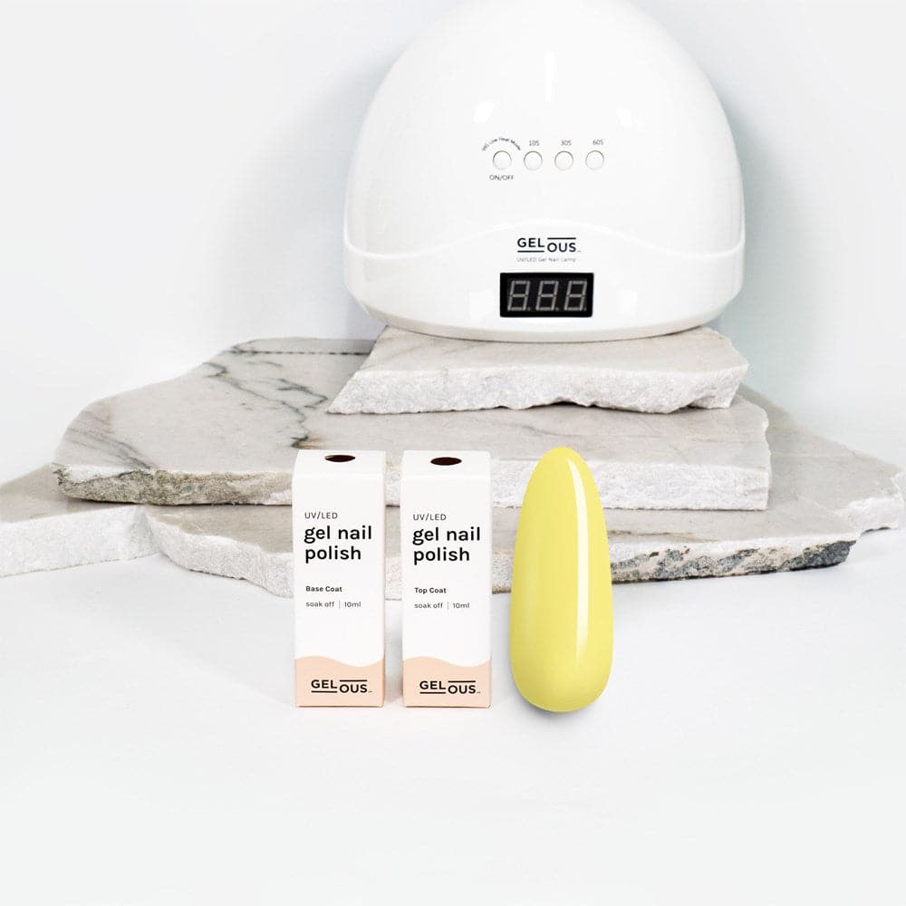 Gelous gel nail polish Sunflower Basic Pack - photographed in New Zealand