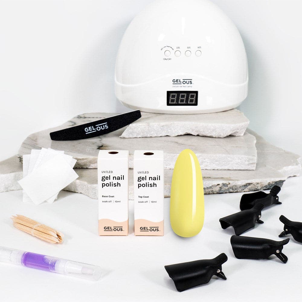 Gelous gel nail polish Sunflower Starter Pack - photographed in New Zealand