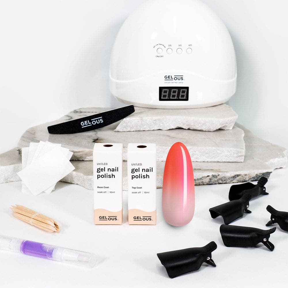 Gelous gel nail polish Thermal Happy Hour Starter Pack - photographed in New Zealand