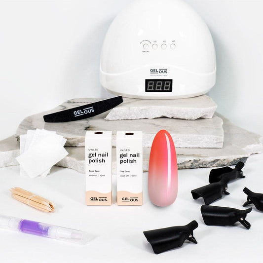 Gelous gel nail polish Thermal Happy Hour Starter Pack - photographed in New Zealand