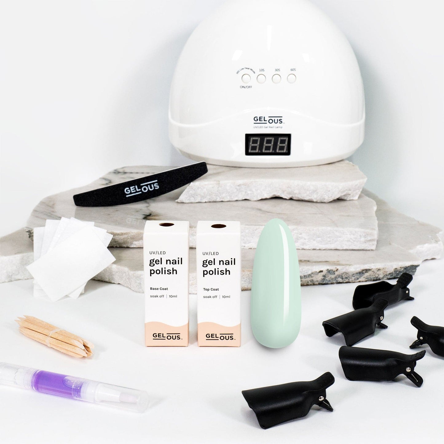 Gelous gel nail polish That's Mint Starter Pack - photographed in New Zealand