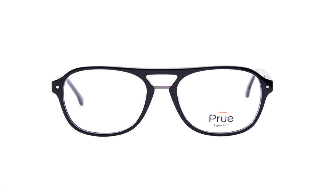 Frames Theodore Aviator, Black, Blue, Frames, Medium, Mens, Plastic, Prescription, Prue