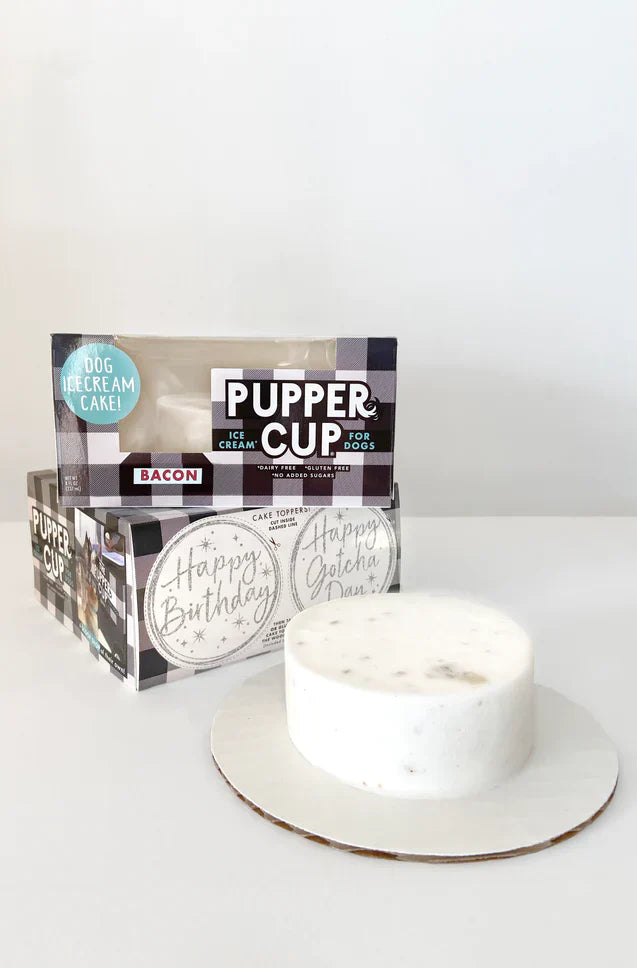 the pupper cup cake - Bacon
