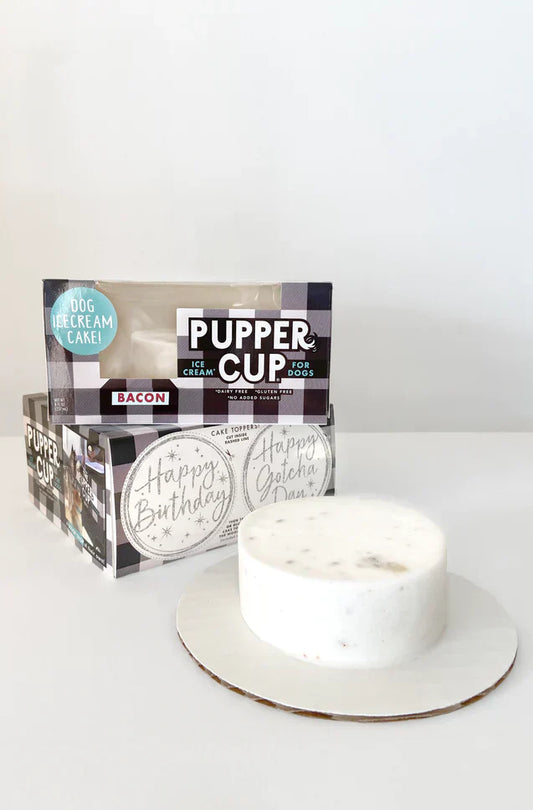 the pupper cup cake - Bacon
