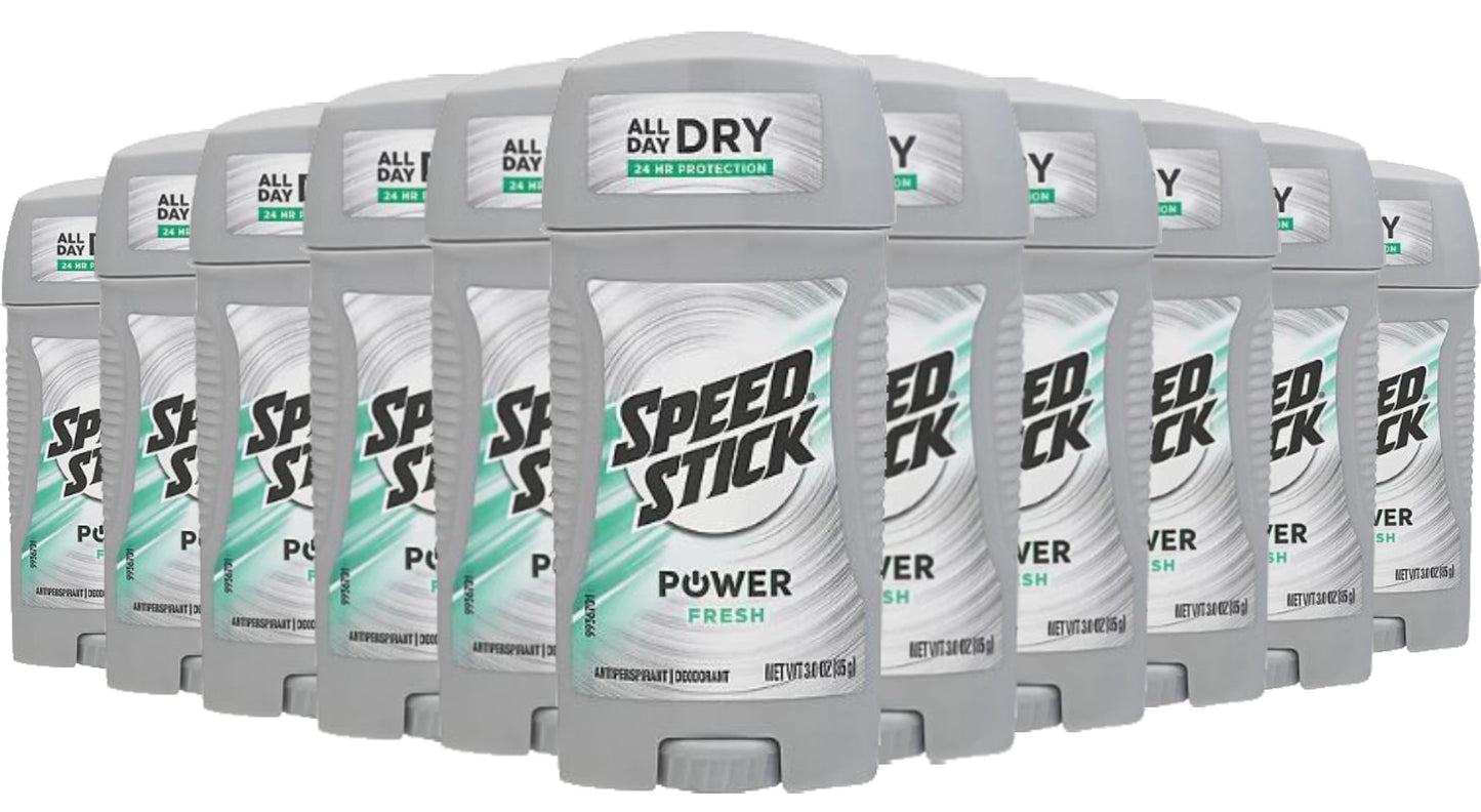 Speed Stick  Antiperspirant Deodorant, Power Fresh - 3.0 oz - 12 Pack