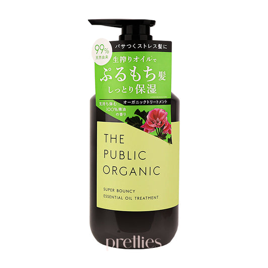 THE PUBLIC ORGANIC Super Bouncy Essential Oil Treatment (Mandarin Orange & Geranium) 480ml