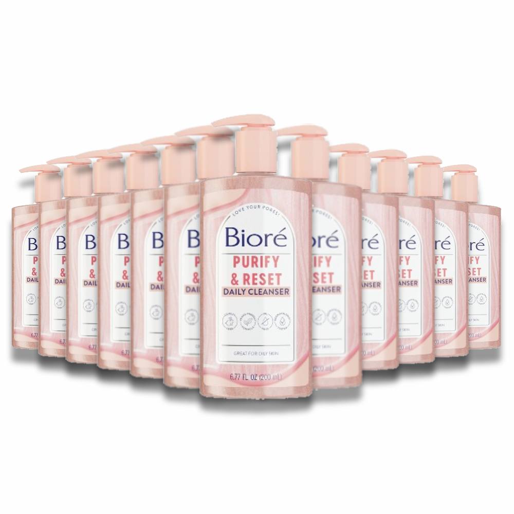 Bioré - Deep Pore Charcoal Cleanser, For Oily Skin - 6.77 Oz - 12 Pack