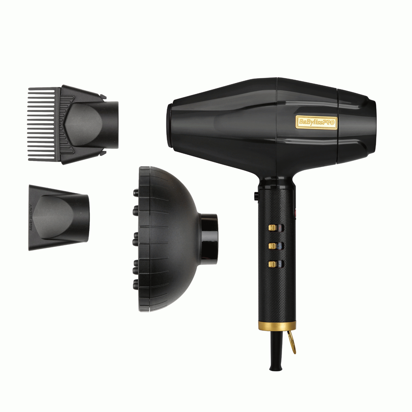 BabylissPro BlackFX 1875 Watts Hair Dryer - Black