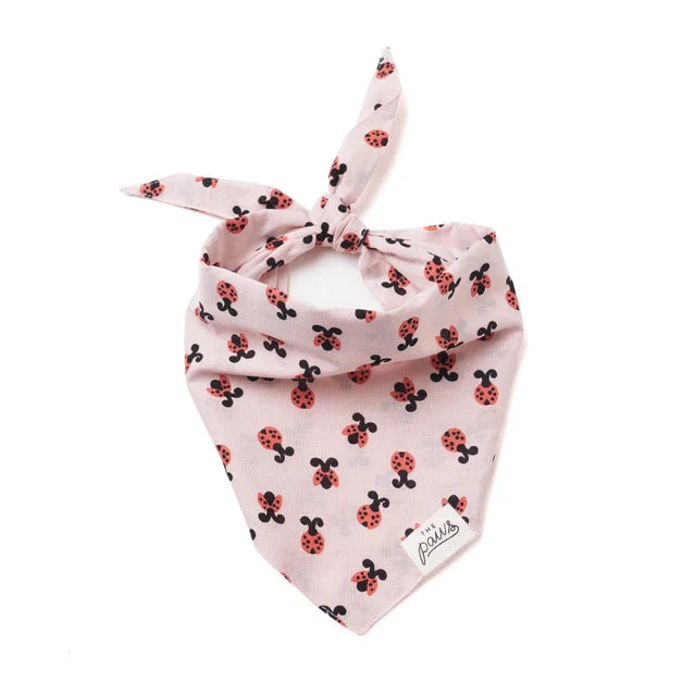 The Paws Bandana - Lovebug (Lady Bugs)