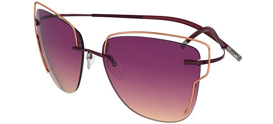 silhouette tma the atwire 8162 optical sunglasses prescription eyewear glasses made in austria titanium lightweight comfortable timeless classic female ladies burgundy gold