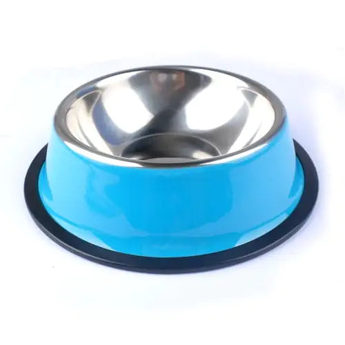 Stainless Steel Bowls Blue M