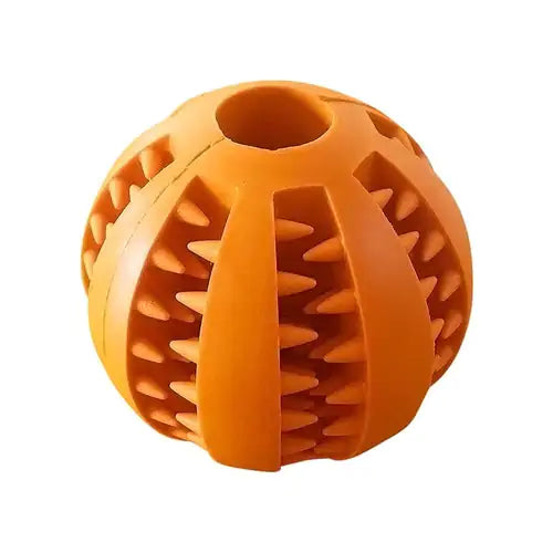 Treat Ball for Cats and Dogs Orange 7cm
