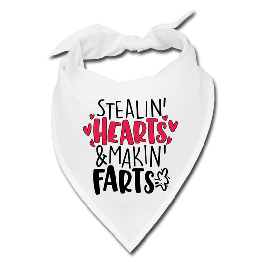 Stealin' Hearts and Makin' Farts - Dog Bandana
