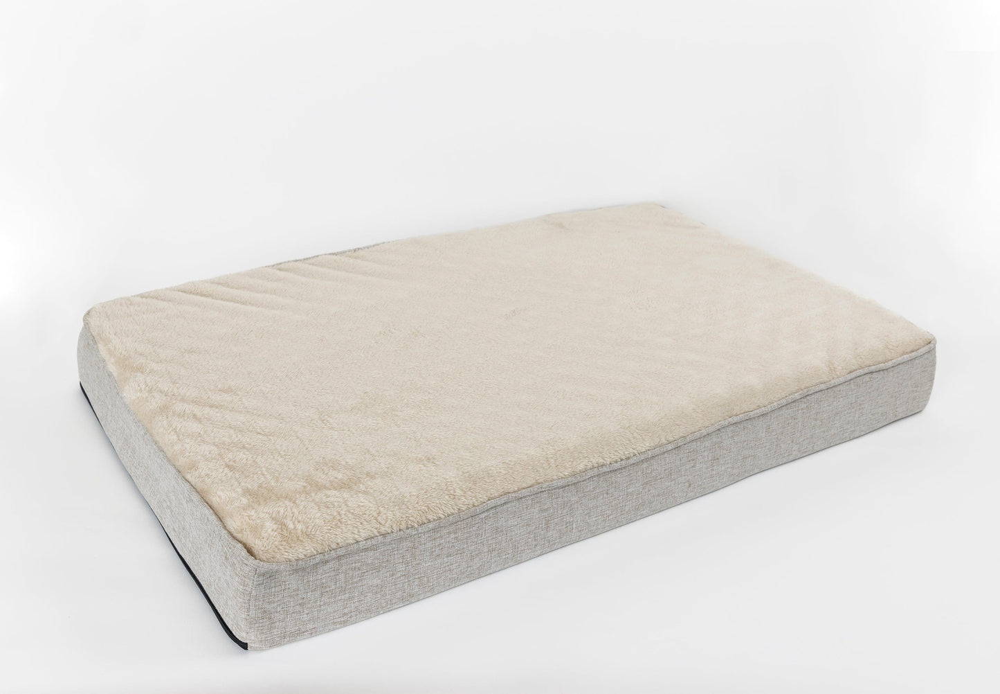 Territory Cushion Bed in Gray and Beige for Dogs